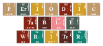 Periodic
 Table
 Writer