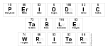 Periodic
 Table
 Writer