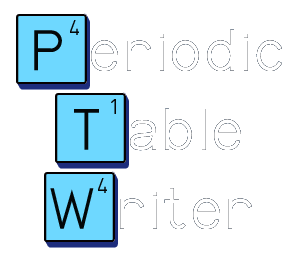 Periodic
 Table
 Writer