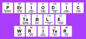 Periodic
 Table
 Writer