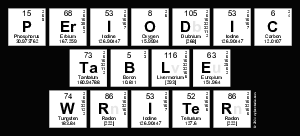 Periodic
 Table
 Writer