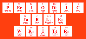 Periodic
 Table
 Writer