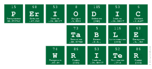 Periodic
 Table
 Writer