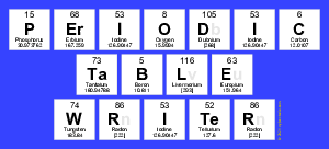 Periodic
 Table
 Writer