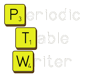 Periodic
 Table
 Writer