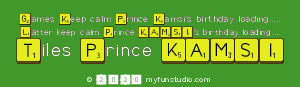 Games Keep Calm Prince Kamsi