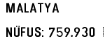 MALATYA  NÜFUS: 759.930